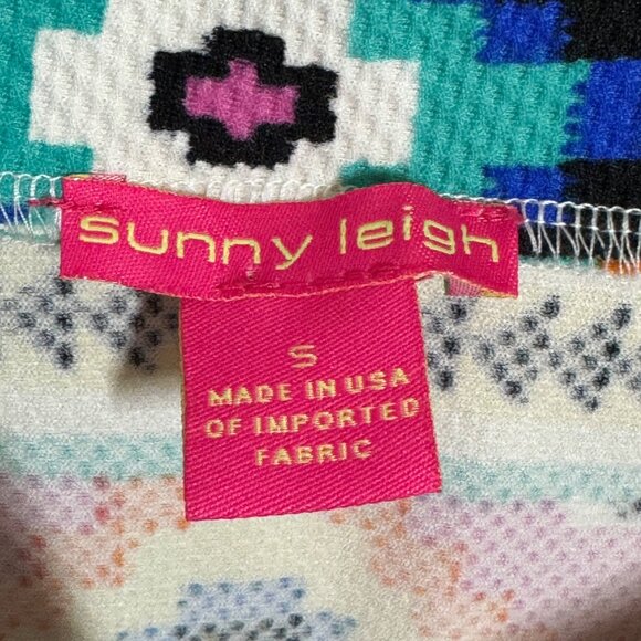 Sunny Leigh Womens Multicolor Aztec Print Skirt Size S - Picture 4 of 6